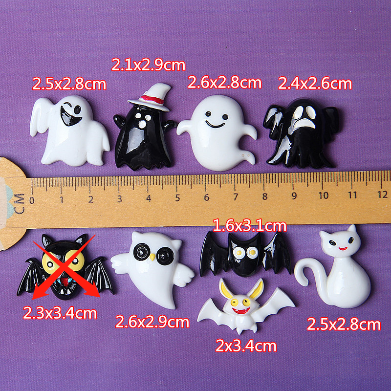 Halloween Series Resin Charms (2 types)