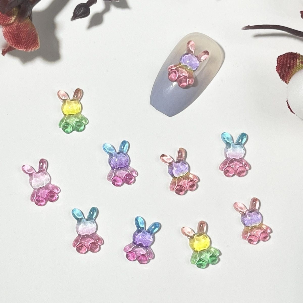 Mini Cutety Colorful Nail Charms (9 types)