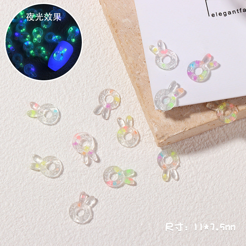 Luminous Mini Cutety Nail Charms (8 types)