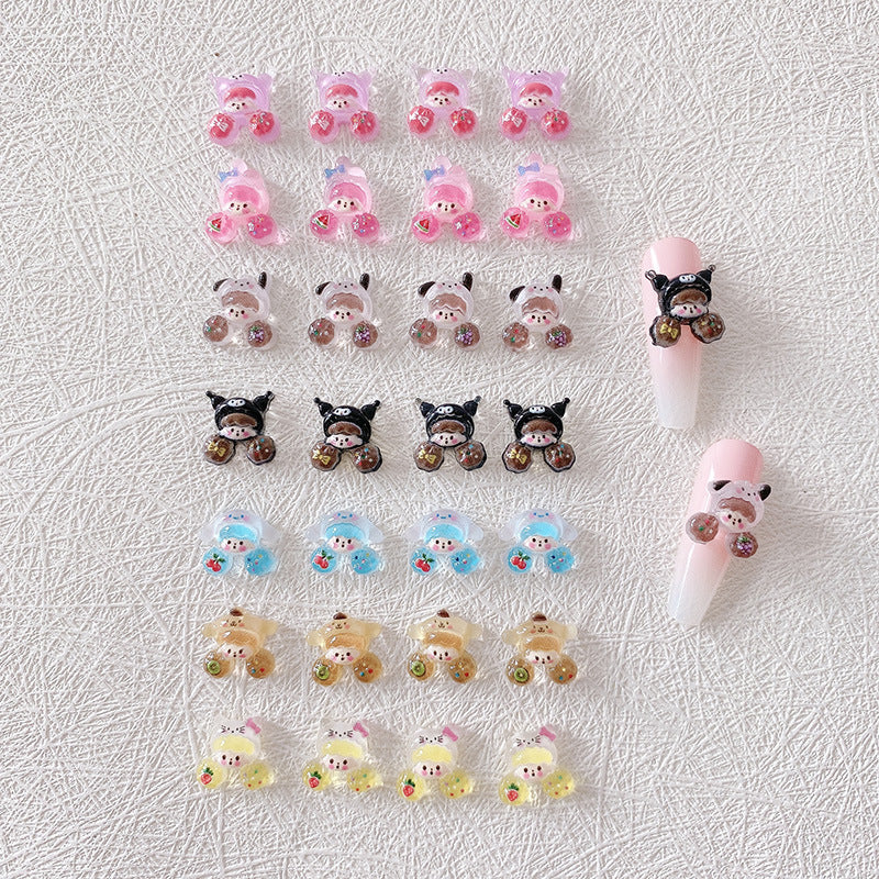 Mini Cutety Colorful Nail Charms (9 types)