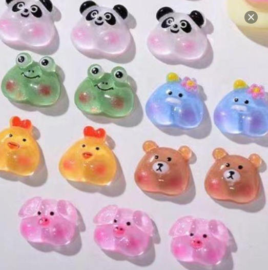 Mini Cutety Colorful Nail Charms (9 types)