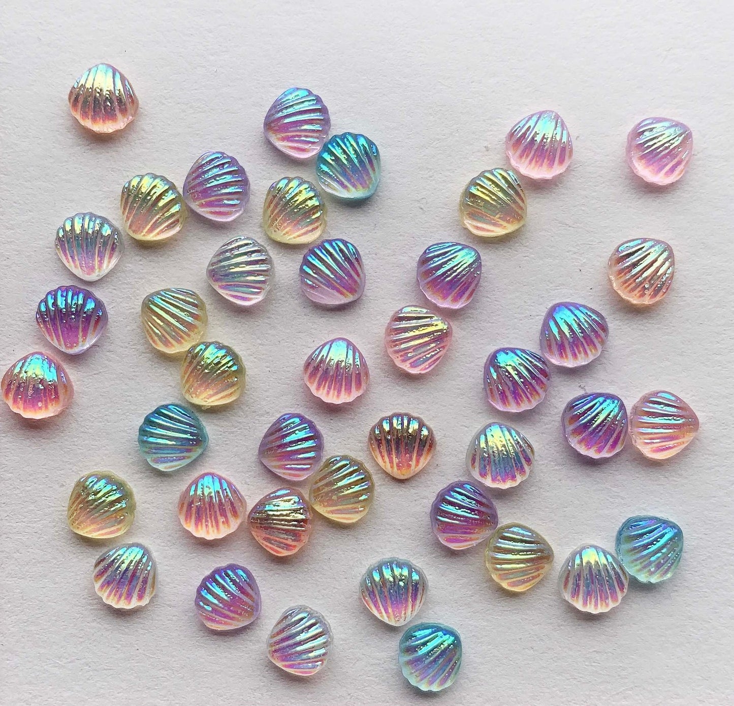 Mini Lollipop-Candy & Aurora Animals Shell resin nail charms