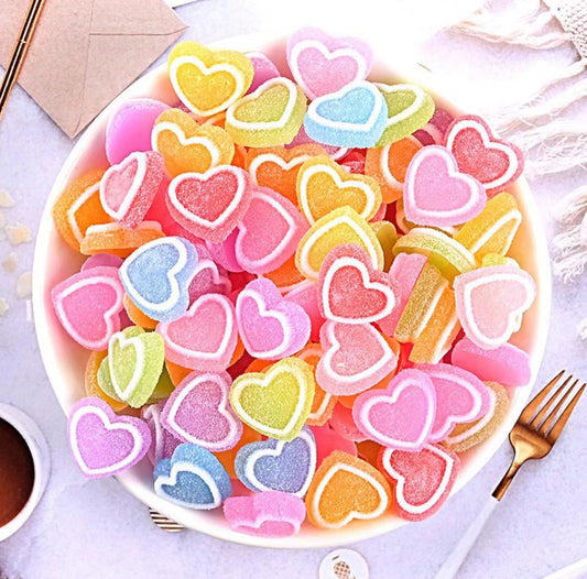 Macaron colored Candy Heart-shape Sailor-moon Flowers Ballet Shoes DIY Resin Charms (9 types)