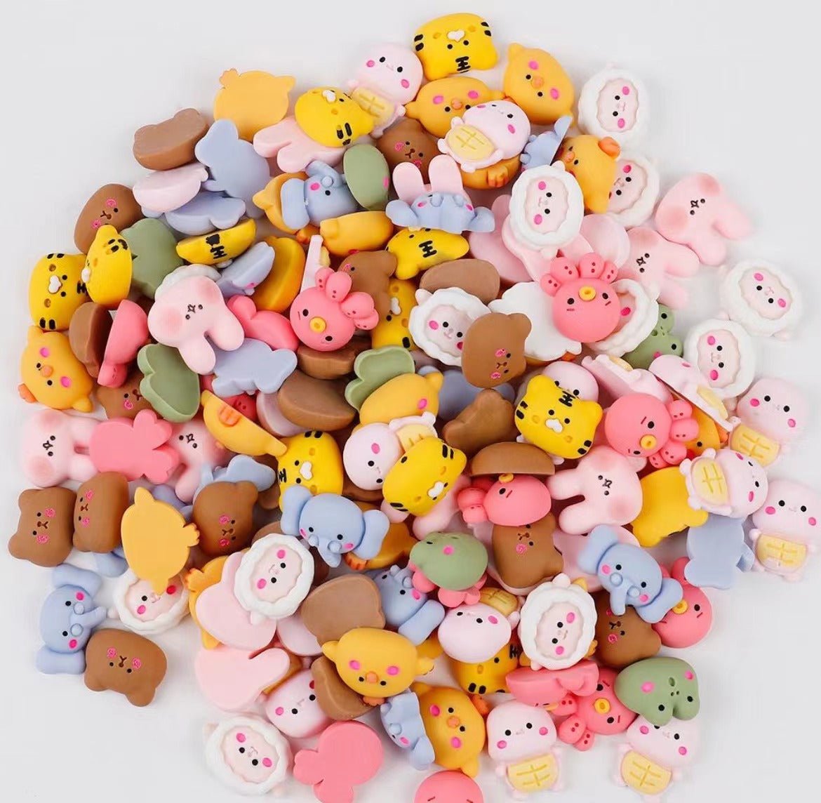 Multiple Cartoons Bears Animals Crystal Resin Charms