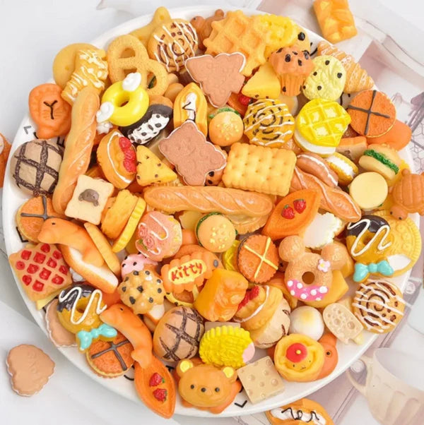 Delicious Food Resin Charms Collection (10 types)