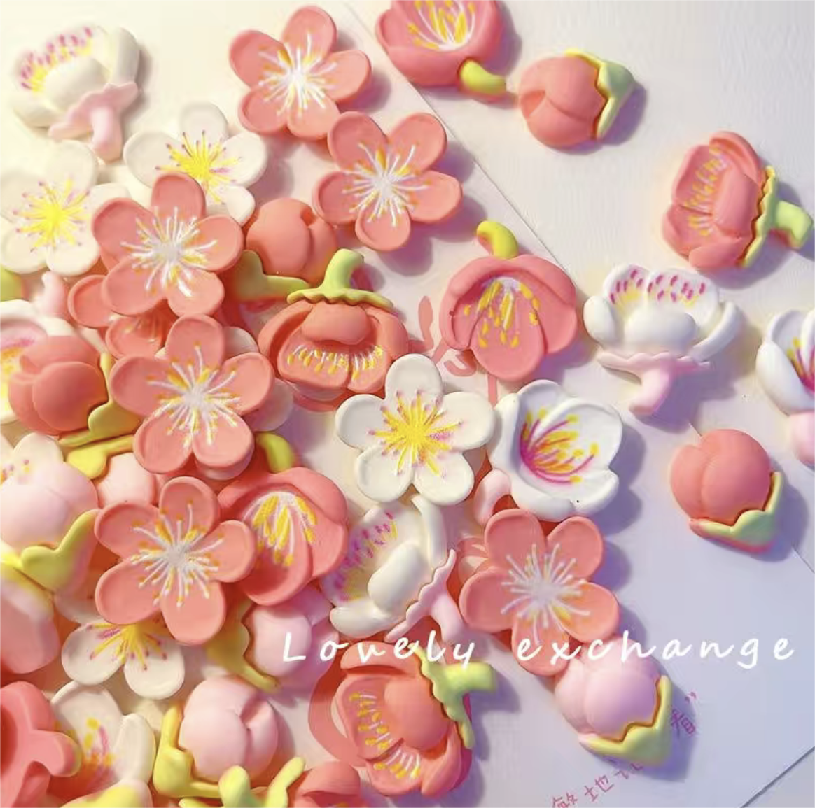 Macaron colored Candy Heart-shape Sailor-moon Flowers Ballet Shoes DIY Resin Charms (9 types)